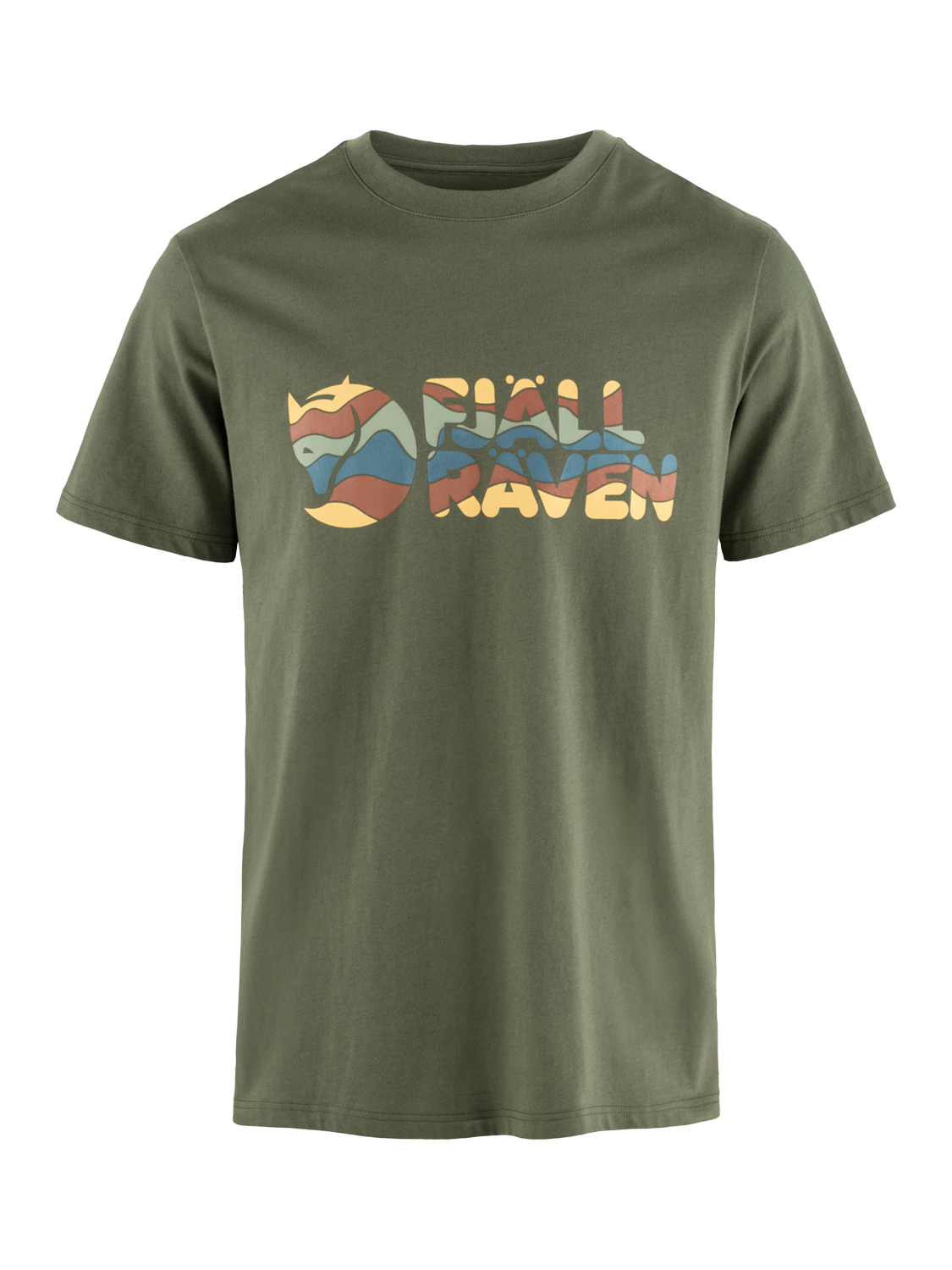 Fjällräven Logo T-Shirt, Green/Multi