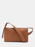 HUSH Cleo Leather Crossbody Bag, Brown