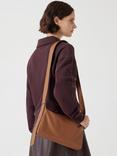 HUSH Cleo Leather Crossbody Bag, Brown