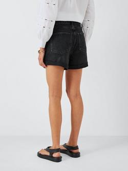 AND/OR Relaxed Denim Shorts - view 2, Black Wash