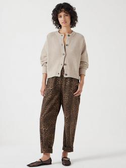 HUSH Ribbed Chunky Cardigan - view 2, Beige