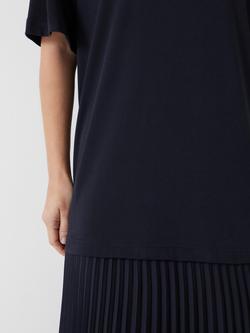 HUSH Esme T-Shirt Midi Dress - view 2, Navy