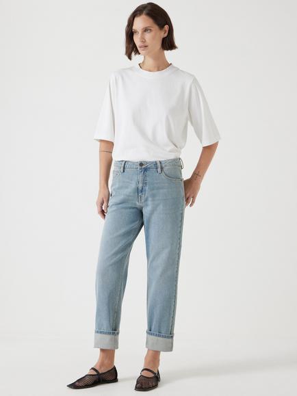 HUSH Agnes Straight Leg Jeans - view 2, Light Authentic Blue
