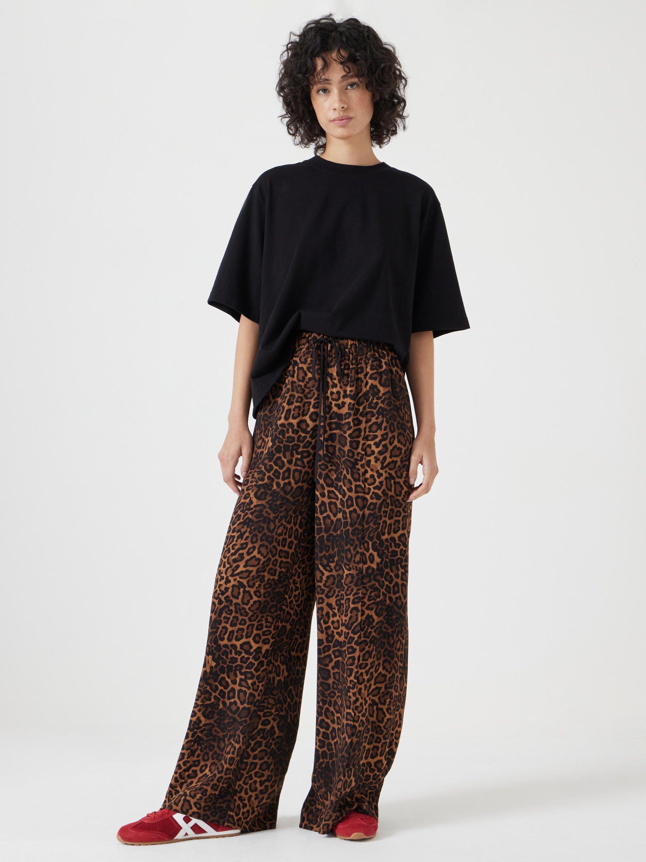 Product image 2 of 5, which shows HUSH Romina Heavyweight Cotton T-Shirt, Black, XS-S