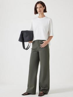 HUSH Romina Heavyweight Cotton T-Shirt - view 2, White