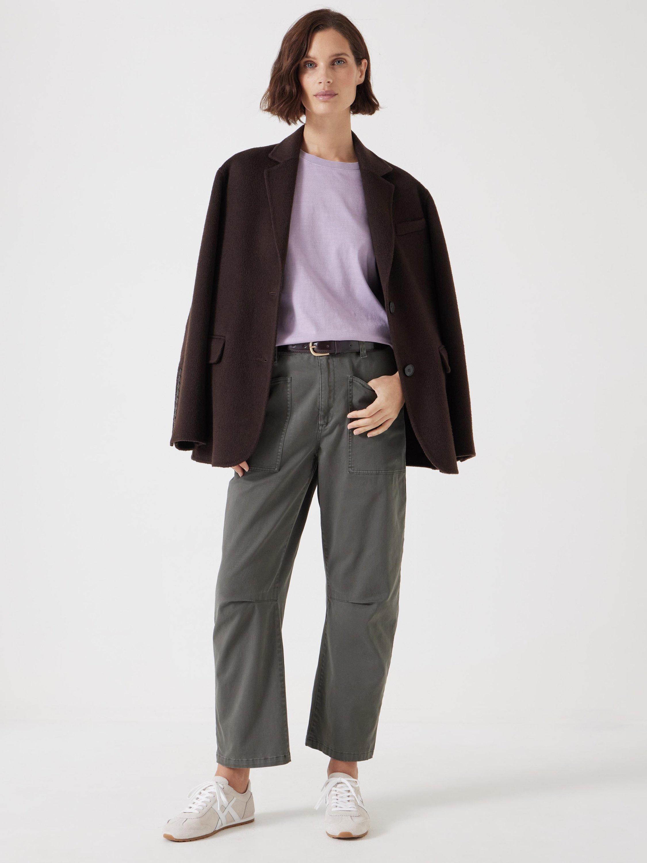 Product image 2 of 5, which shows HUSH Rosie Regular Fit T-Shirt, Lilac, XXS