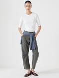 HUSH Slim Fit Ribbed T-Shirt
