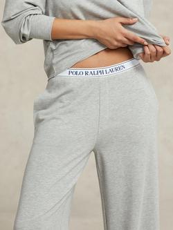 Ralph Lauren Polo Ralph Lauren Club Terry Long Pyjama Set, Heather Grey - view 2, Heather Grey