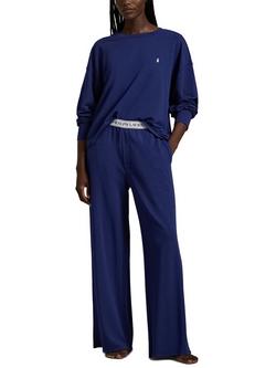 Polo Ralph Lauren Club Terry Pyjama Set, Navy, Navy