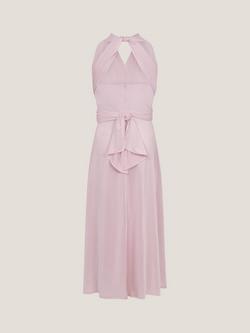 Monsoon Kids' Tia Twist Prom Dress, Pink - view 2, Pink