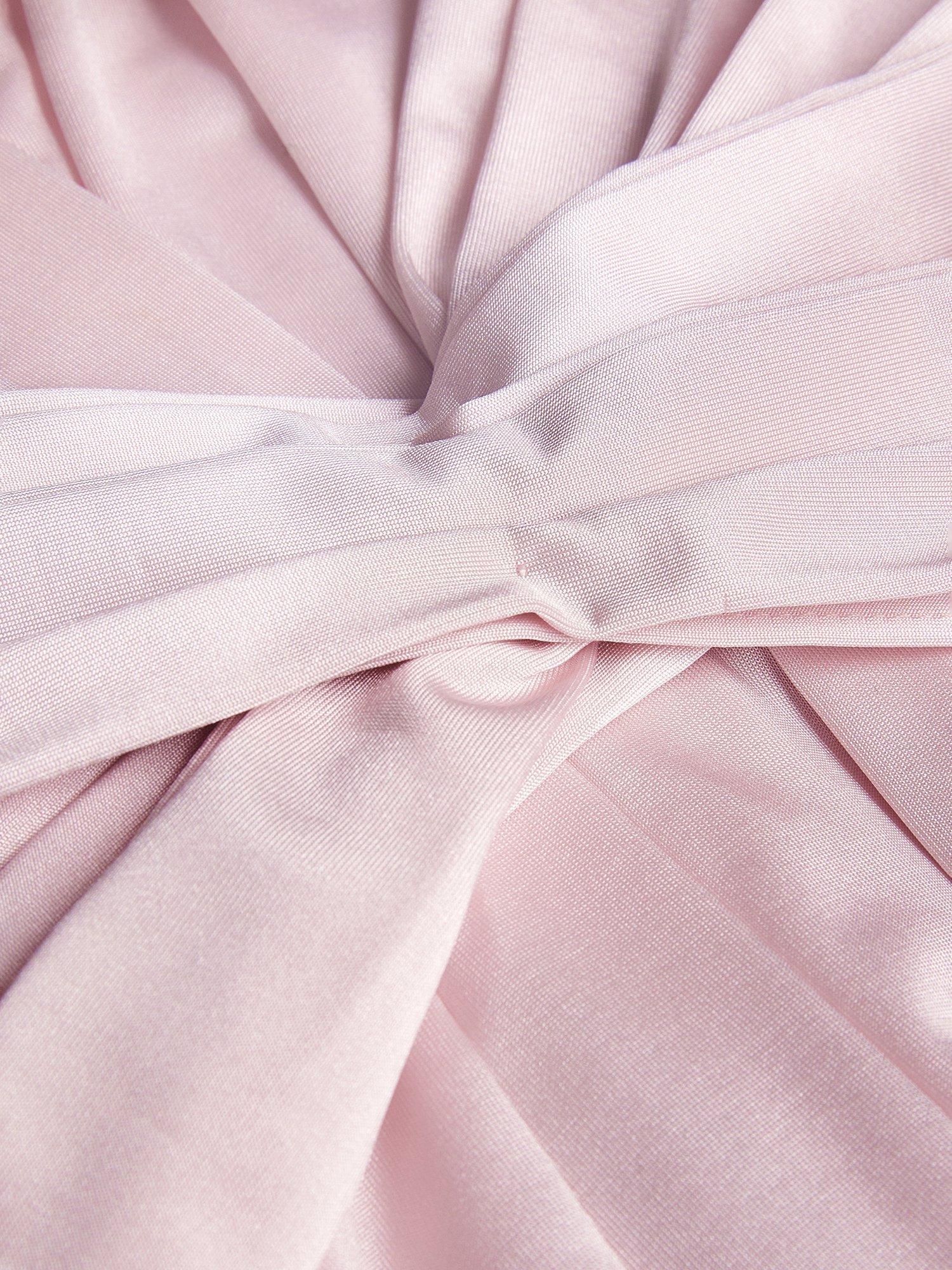 Product image 3 of 3, which shows Monsoon Kids' Tia Twist Prom Dress, Pink, 8 years