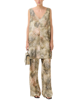 Gestuz Santi Snake Print Mini Dress, Multi, Multi