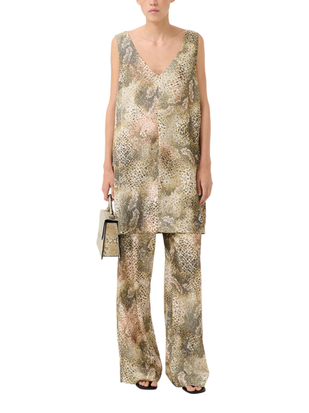 Gestuz Santi Snake Print Mini Dress, Multi, Multi