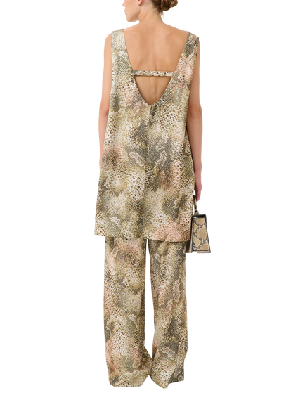 Gestuz Santi Snake Print Mini Dress, Multi - view 2, Multi