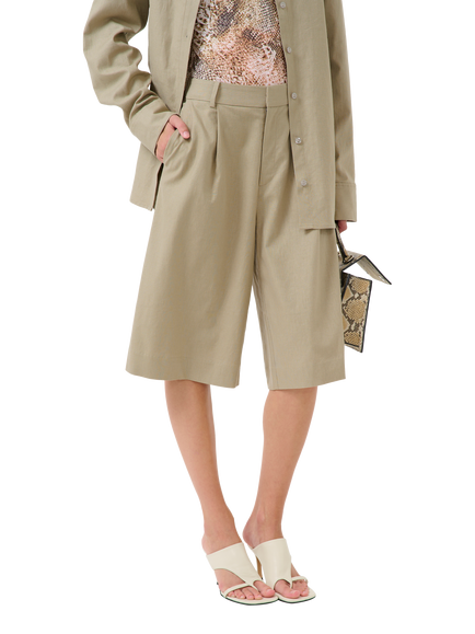 Gestuz Izza Tailored Shorts, Beige Natural, Beige Natural