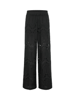Gestuz Baylor High Waist Trousers, Black, Black