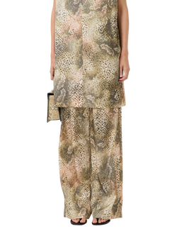 Gestuz Santi Snake Print Trousers, Multi, Multi