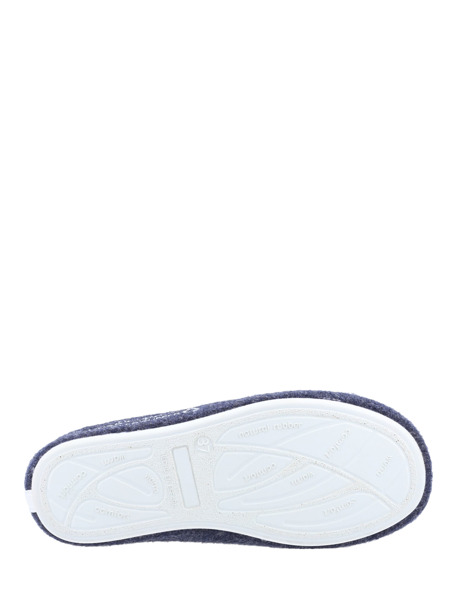 Product image 4 of 4, which shows Hush Puppies The Good Slippers, Navy, 3