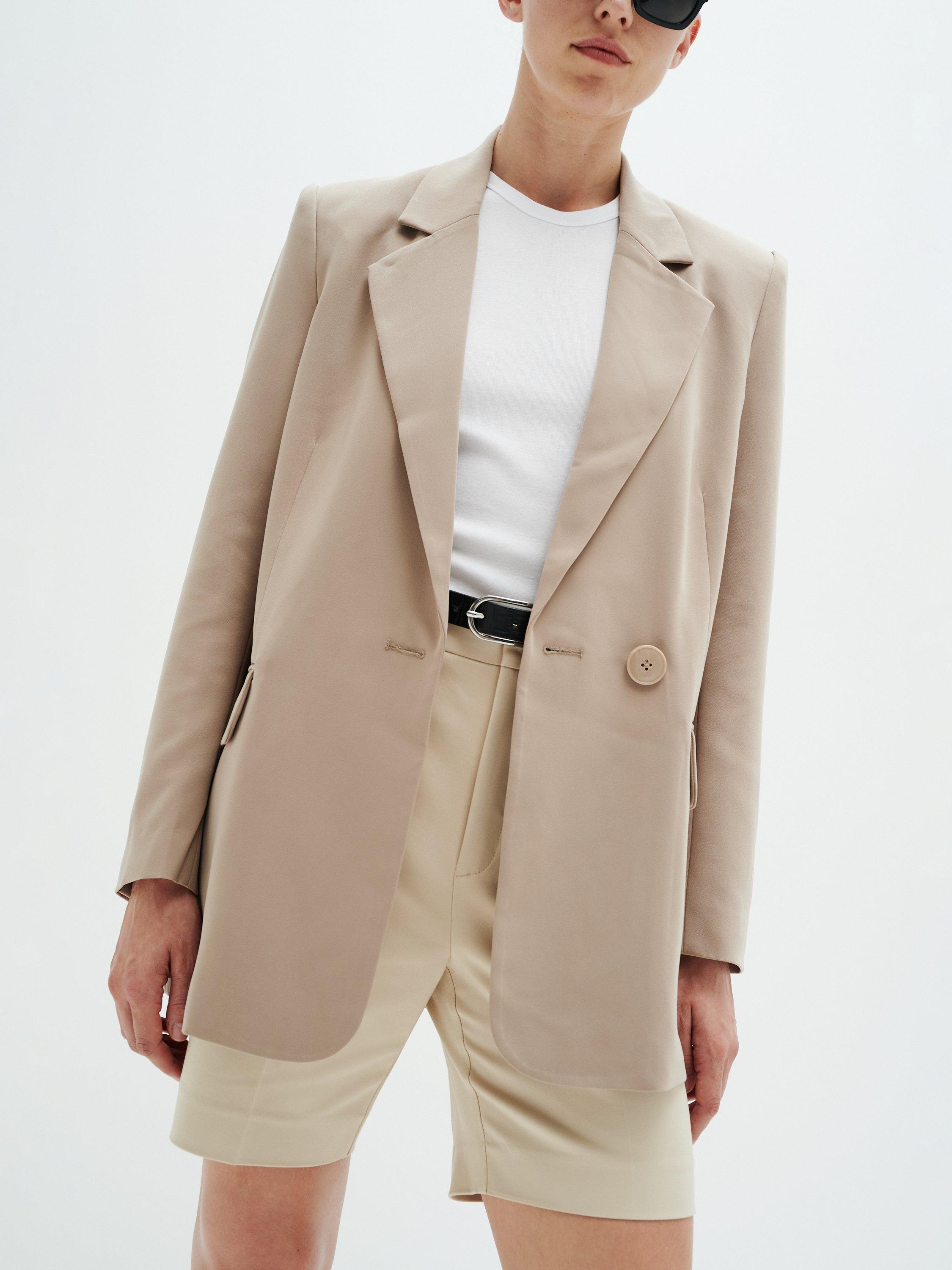 Product image 1 of 5, which shows InWear Zella Single Breasted Blazer, Beige, 10