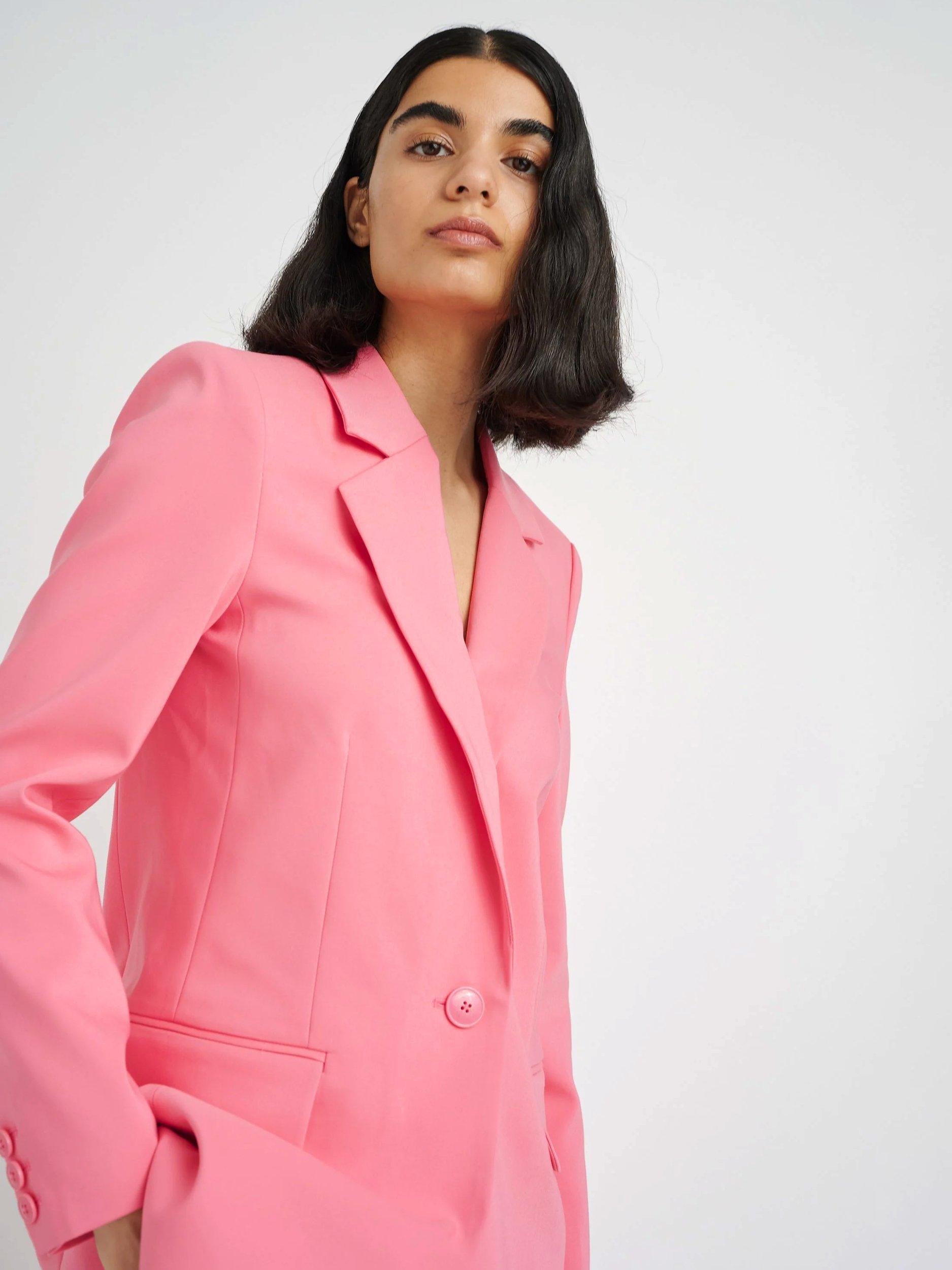 Product image 1 of 5, which shows InWear Zella Single Breasted Blazer, Pink, 10