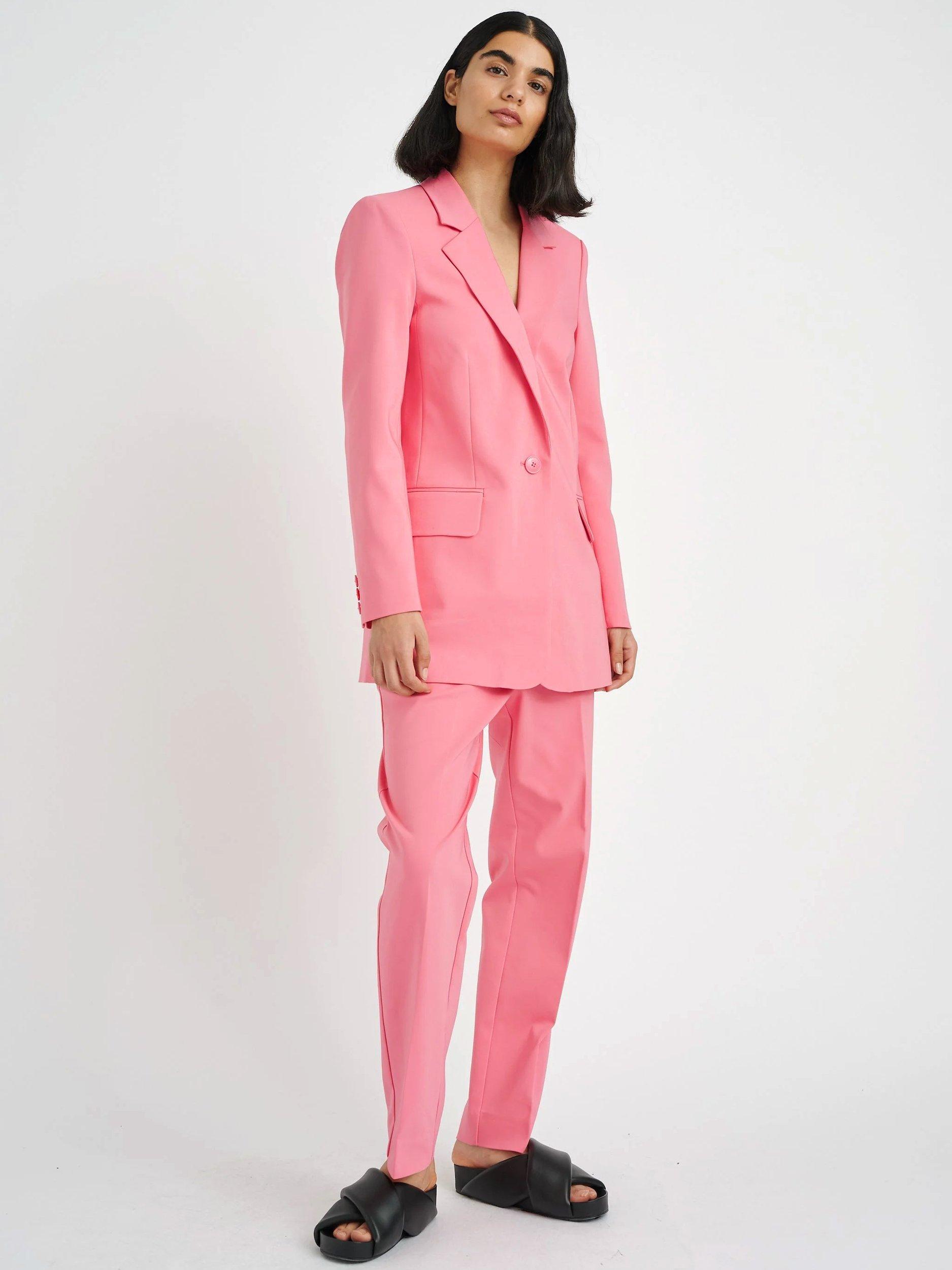 Product image 3 of 5, which shows InWear Zella Single Breasted Blazer, Pink, 10