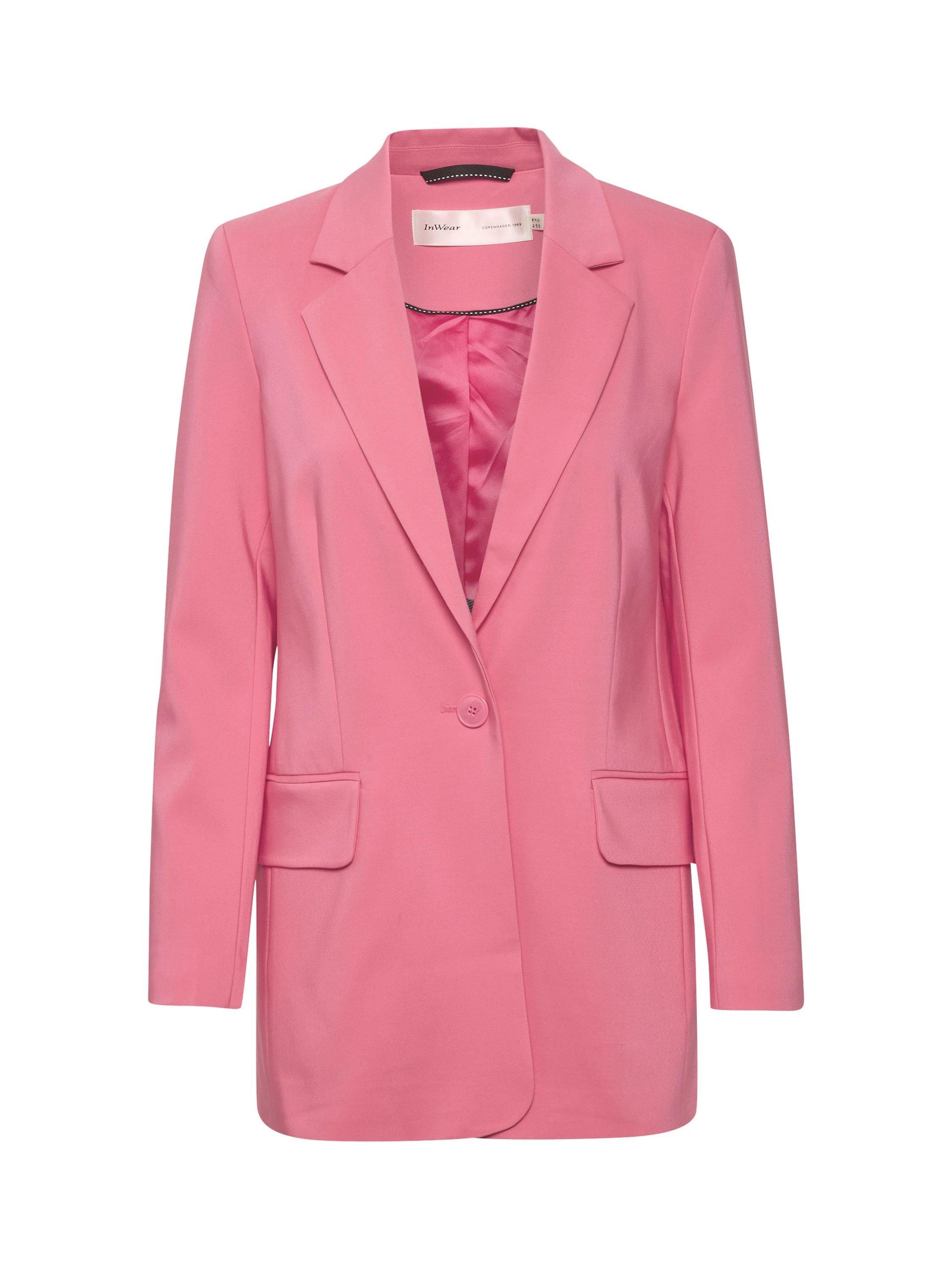 Product image 4 of 5, which shows InWear Zella Single Breasted Blazer, Pink, 10