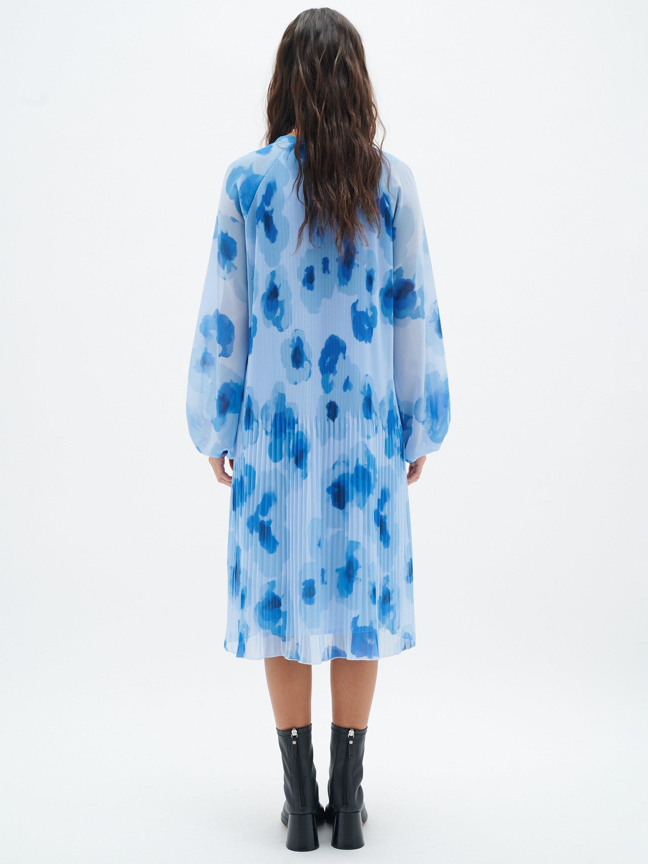 Product image 2 of 5, which shows InWear Desdra Floral Dress, Blue/Multi, 8
