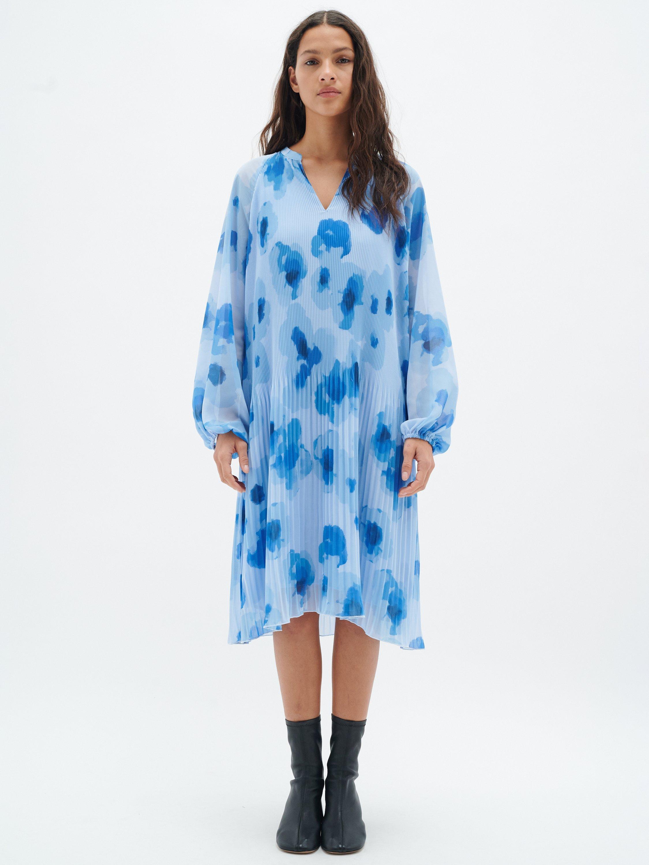 Product image 3 of 5, which shows InWear Desdra Floral Dress, Blue/Multi, 8