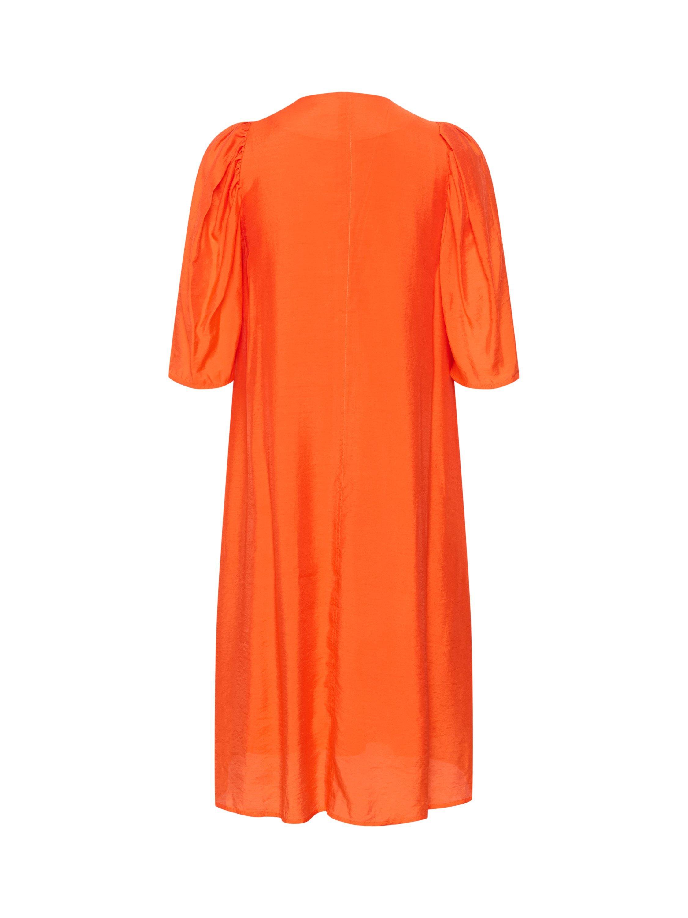Product image 5 of 5, which shows InWear Jallie Flutter Sleeve Dress, Orange, 8