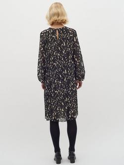 InWear Lendra Abstract Dress, Grey/Multi - view 2, Grey/Multi