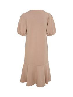 InWear Varena V-Neck Dress, Mocha Grey - view 2, Mocha Grey