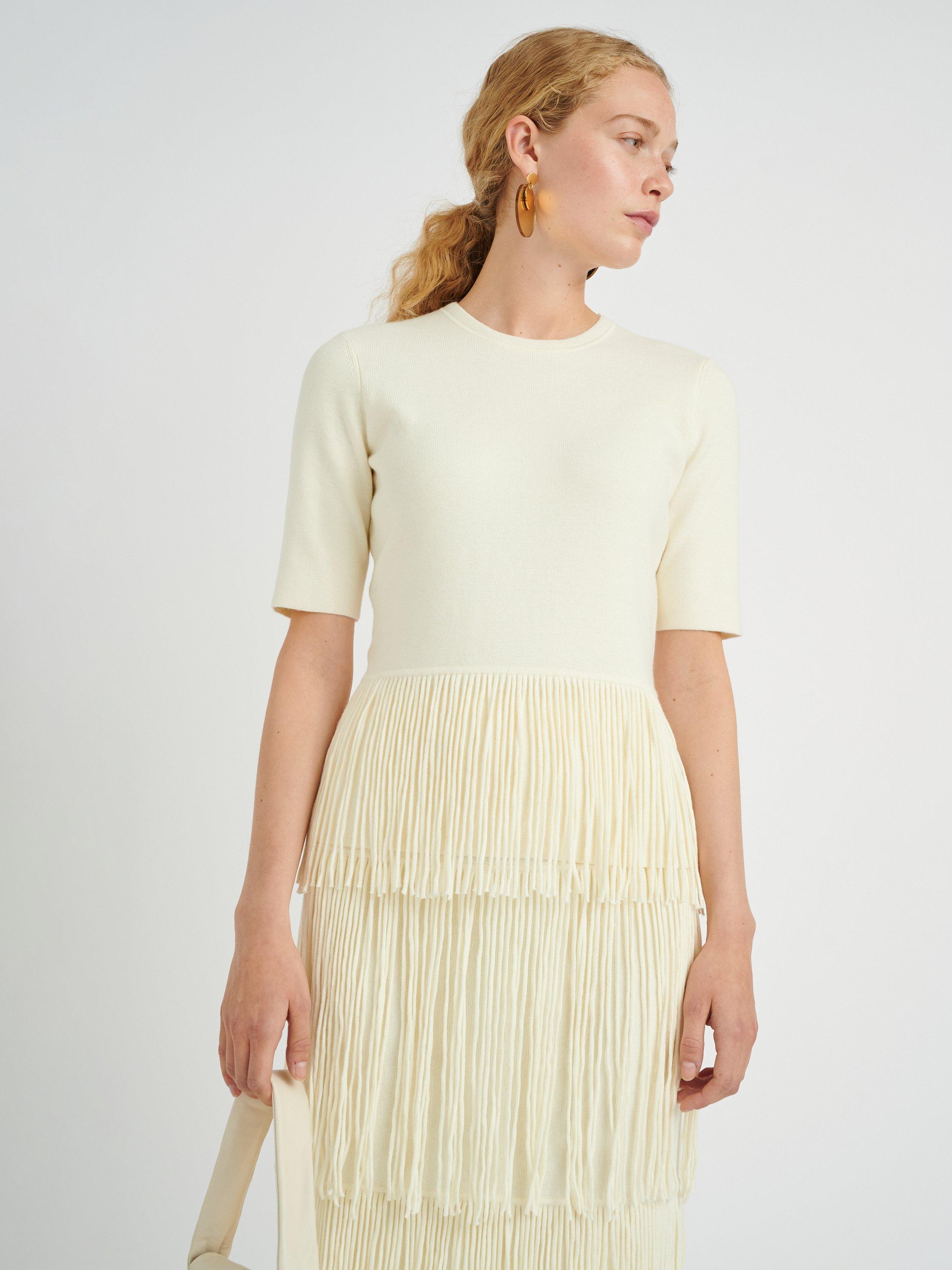 Product image 1 of 5, which shows InWear Amani Half Sleeve Jumper, Cream, XS