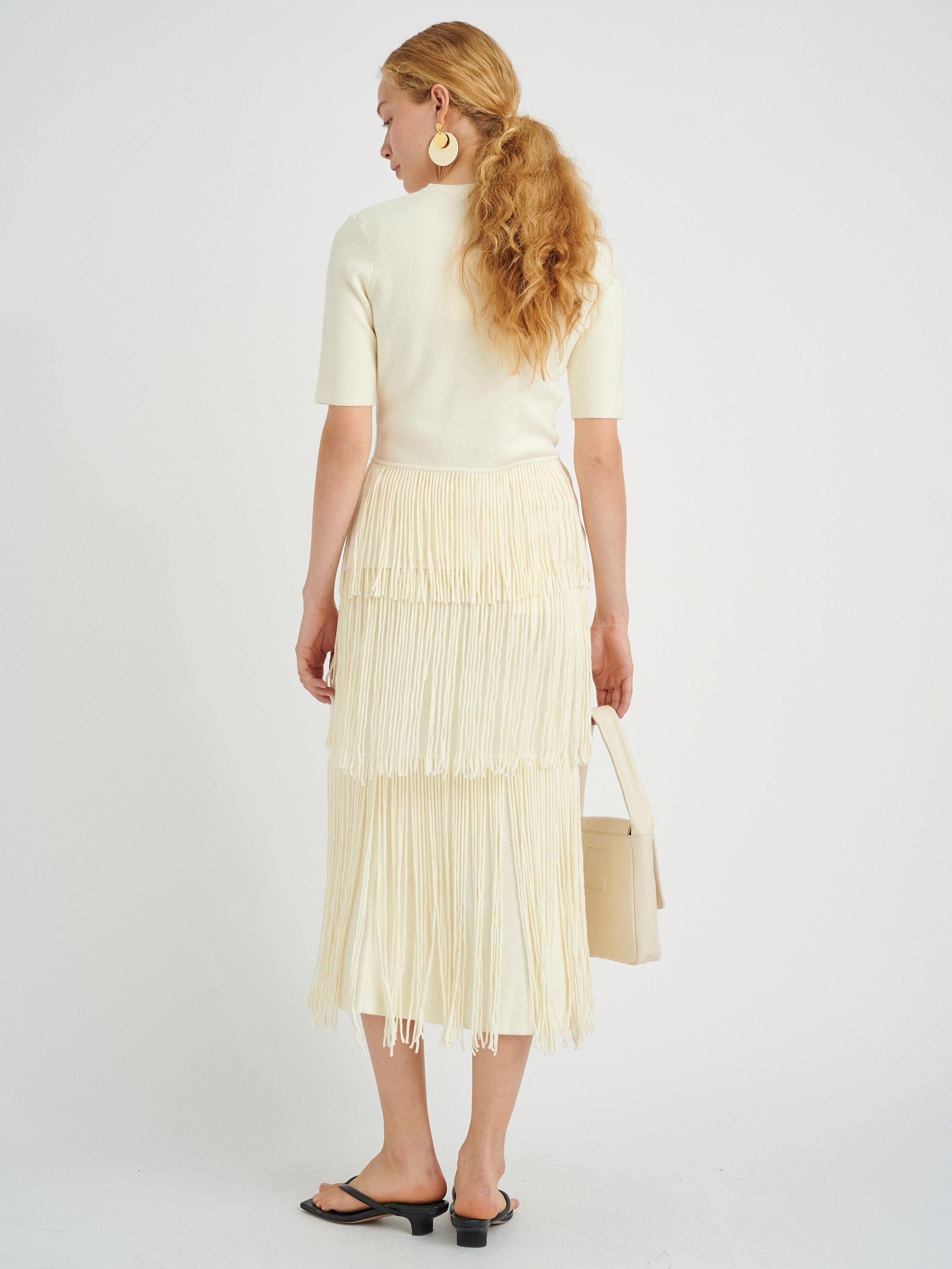 Product image 2 of 5, which shows InWear Amani Half Sleeve Jumper, Cream, XS