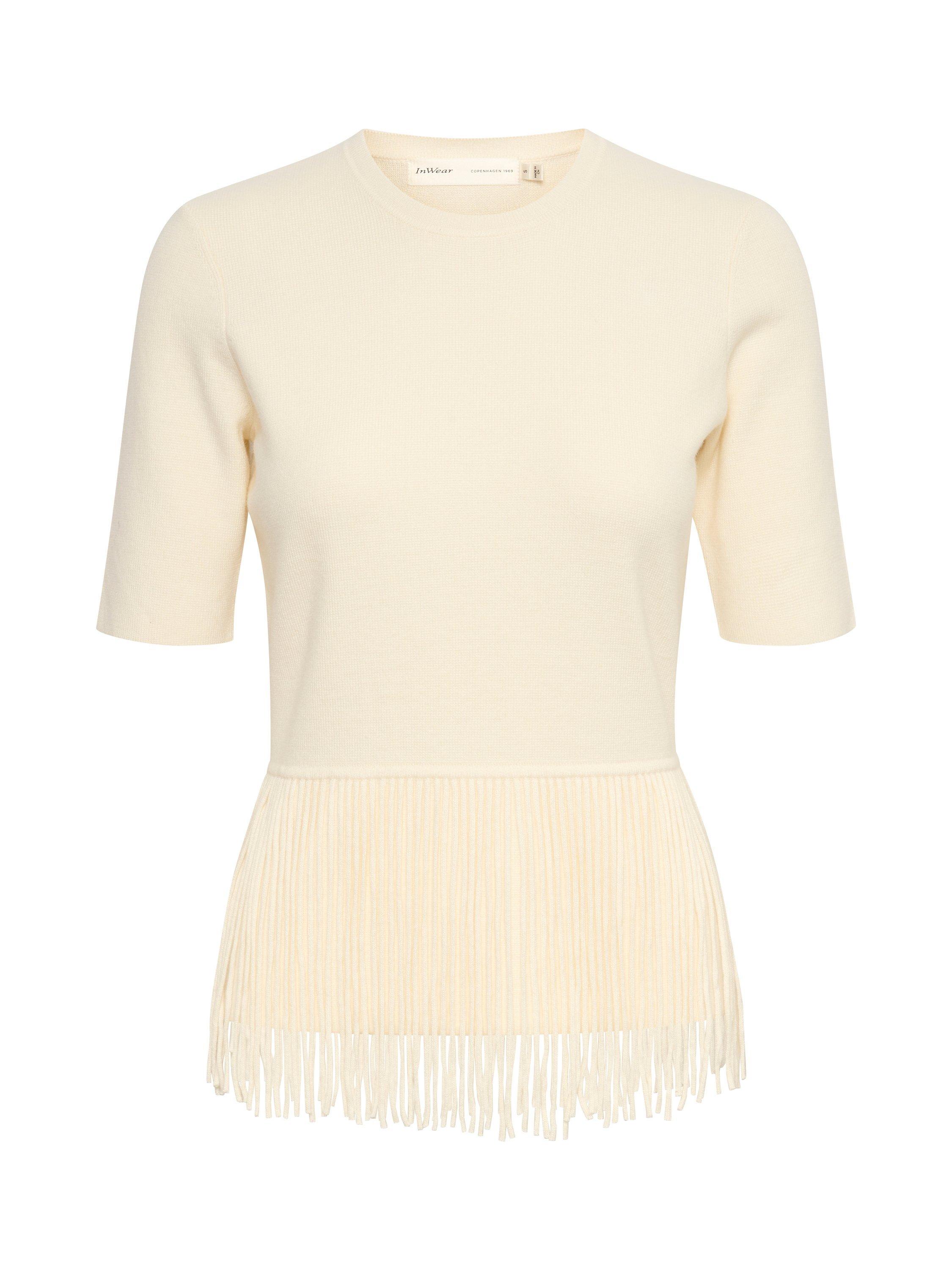 Product image 4 of 5, which shows InWear Amani Half Sleeve Jumper, Cream, XS