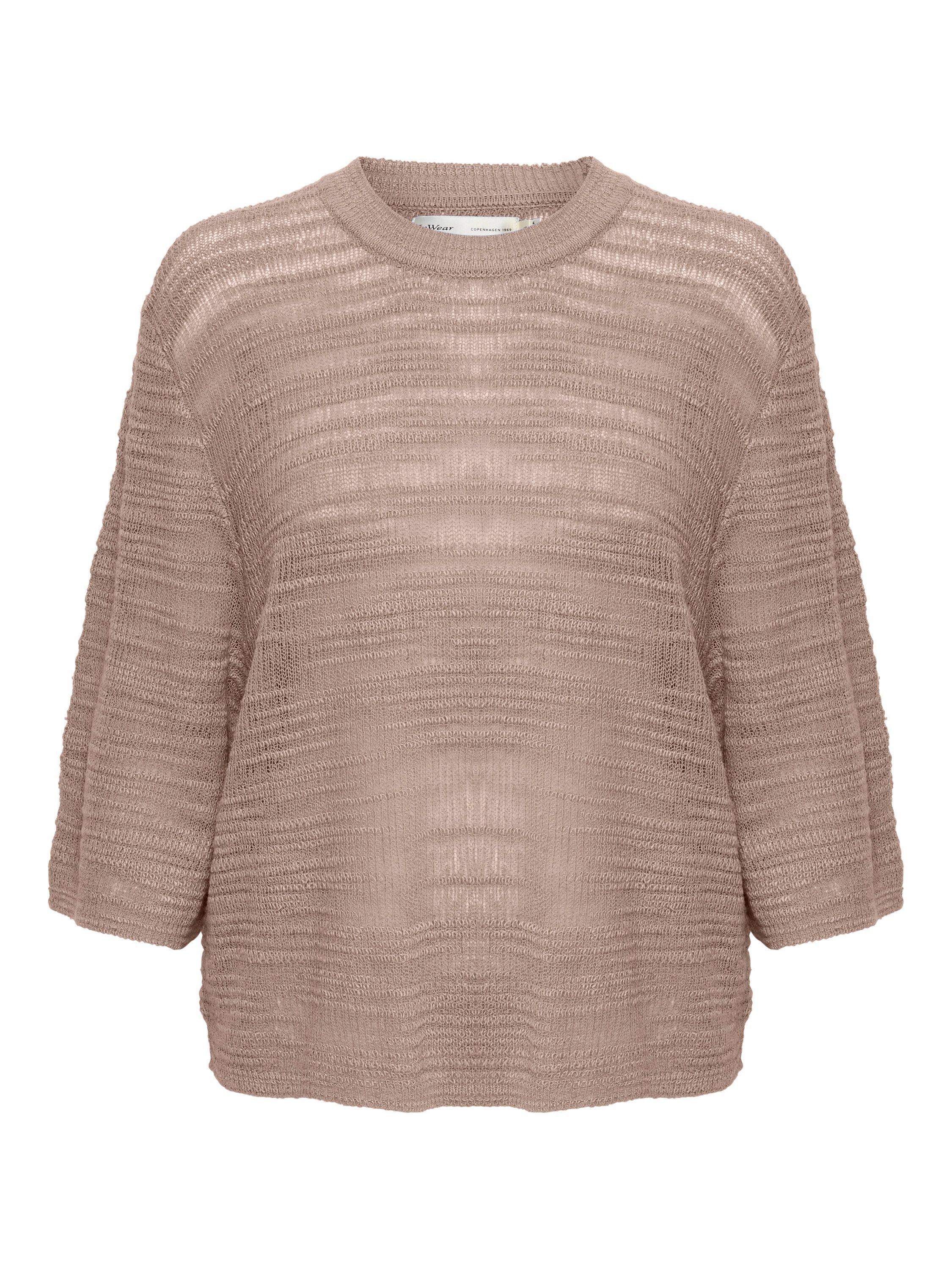 Product image 1 of 2, which shows InWear Lune Linen Rich Jumper, Brown, S