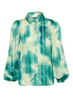 InWear Himari Abstract Shirt, Green/Multi, Green/Multi