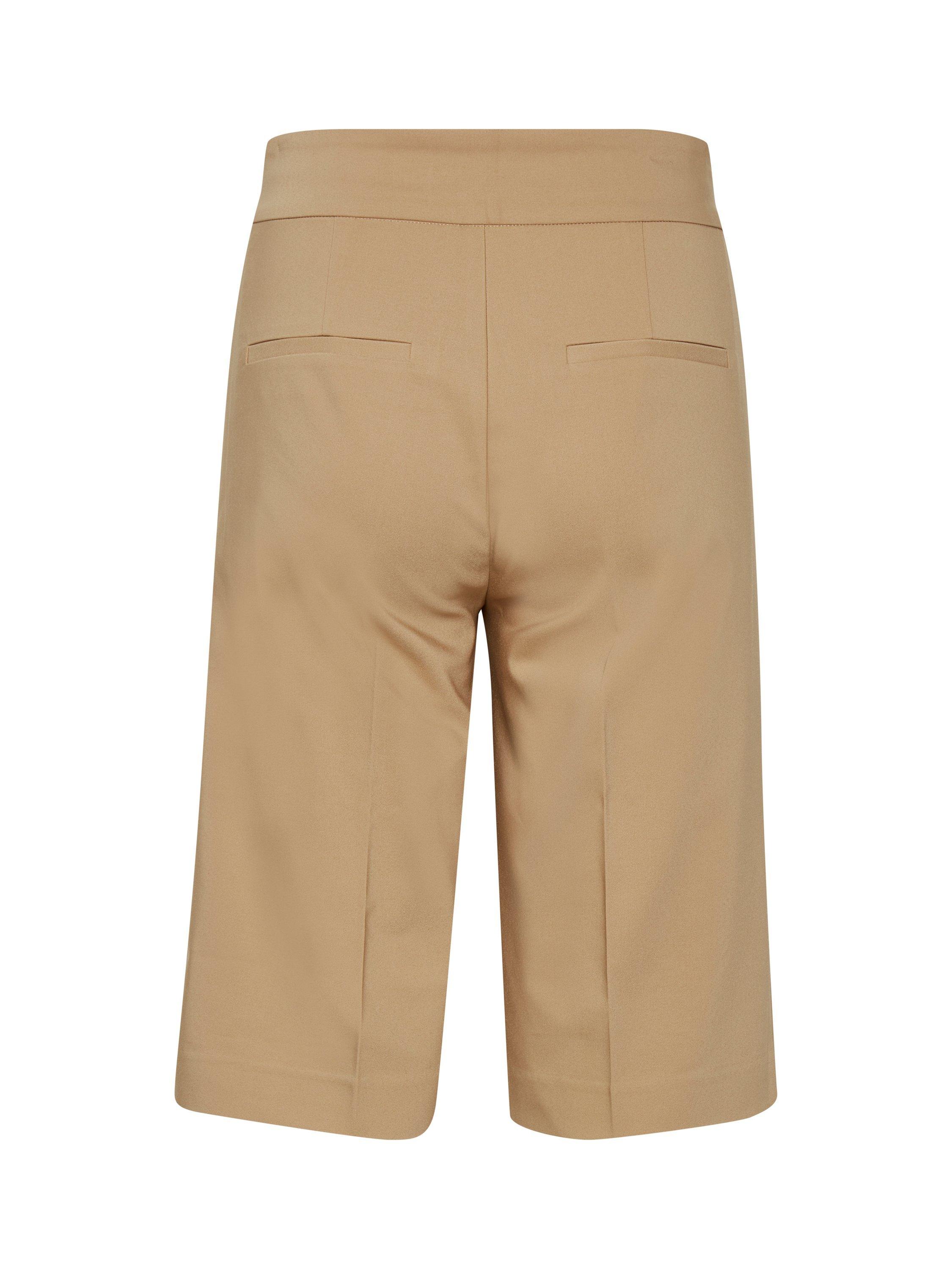 Product image 5 of 5, which shows InWear Zella High Rise Knee Length Bermuda Shorts, Beige, 10