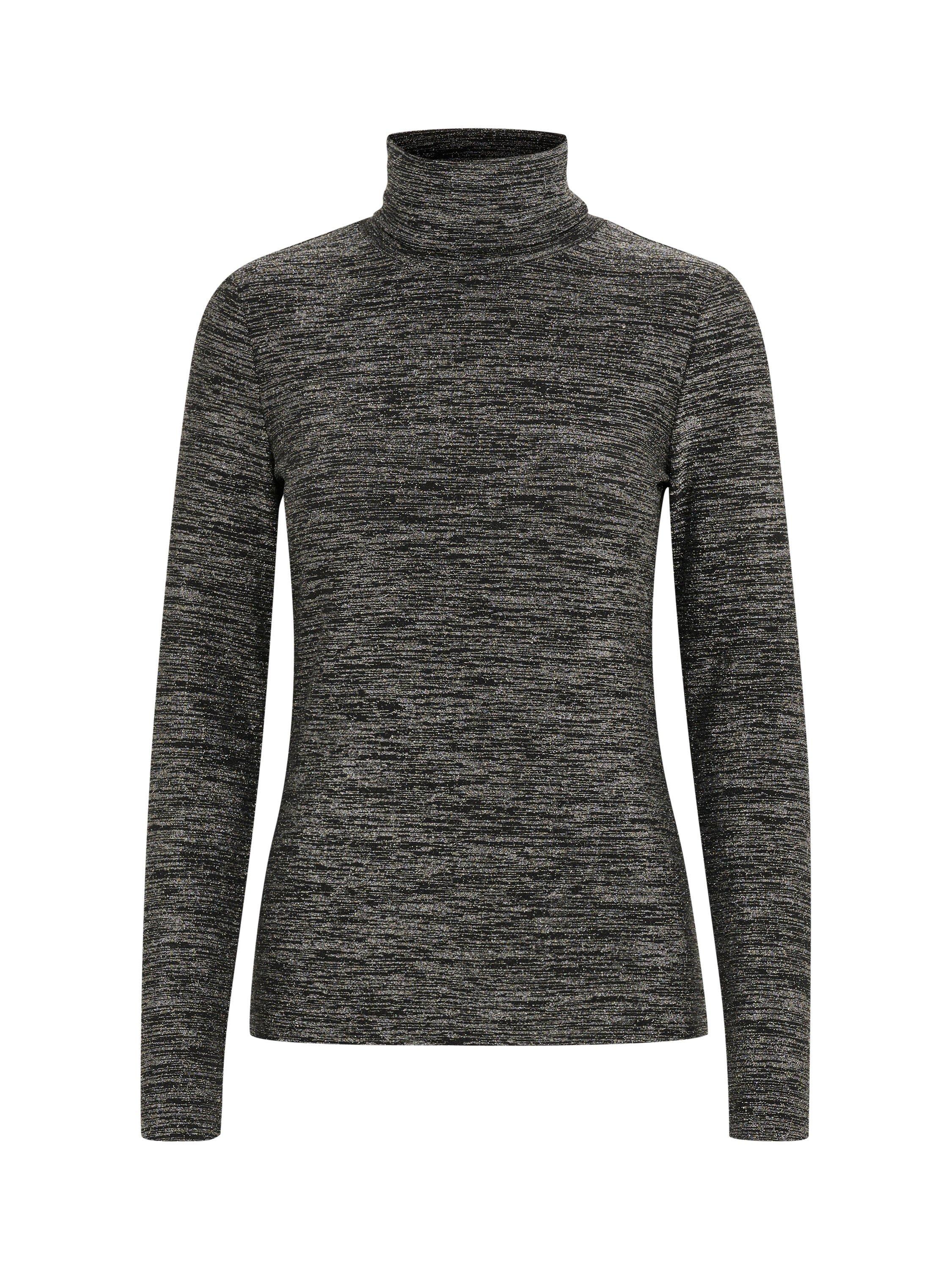 Product image 4 of 5, which shows InWear Jafar Turtleneck Top, Grey Melange, XS