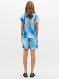 InWear Tedra Abstract Print Top, Multi, Mid Blue