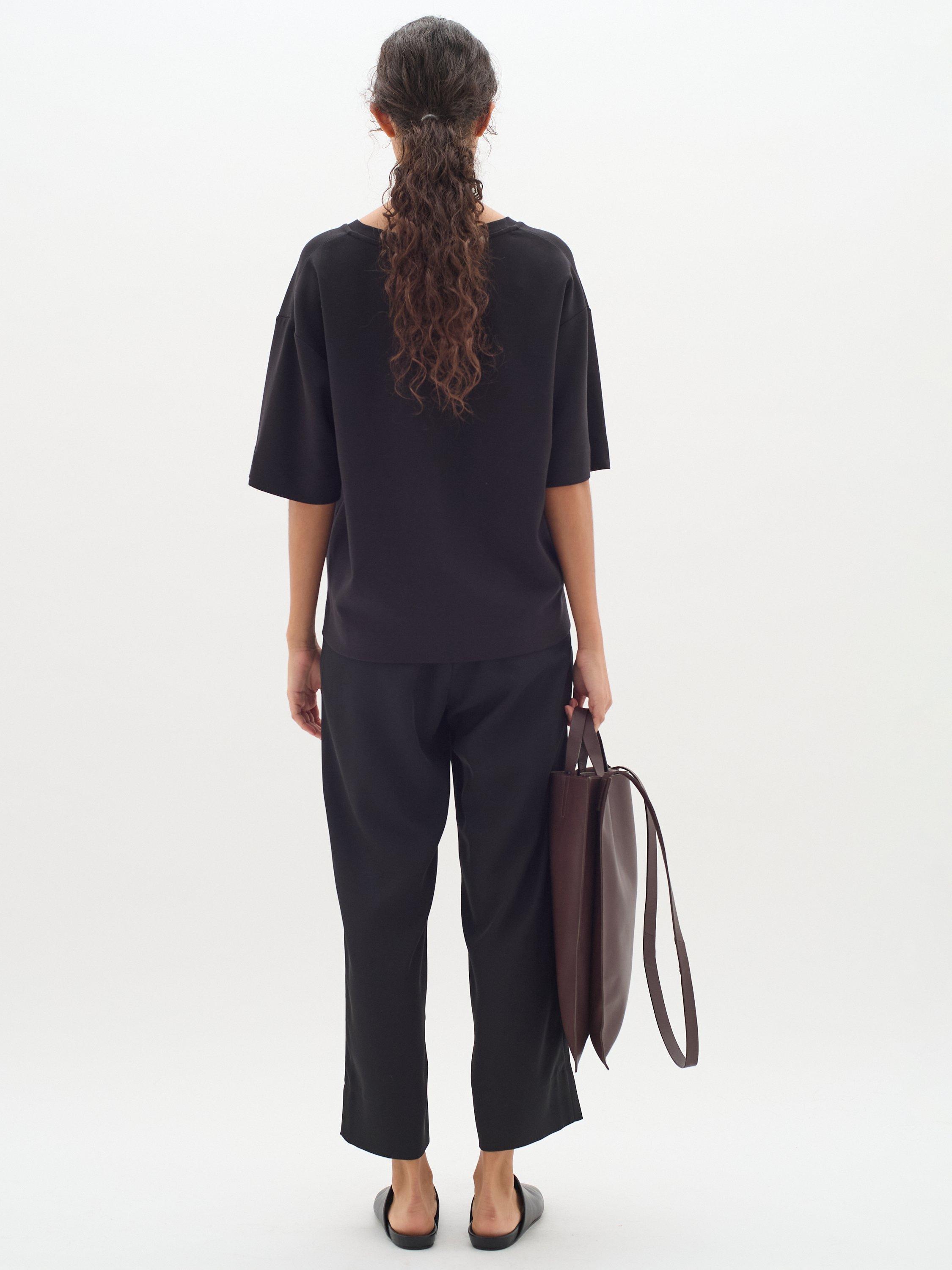 Product image 3 of 4, which shows InWear Teisha Culotte Trousers, Black, 10