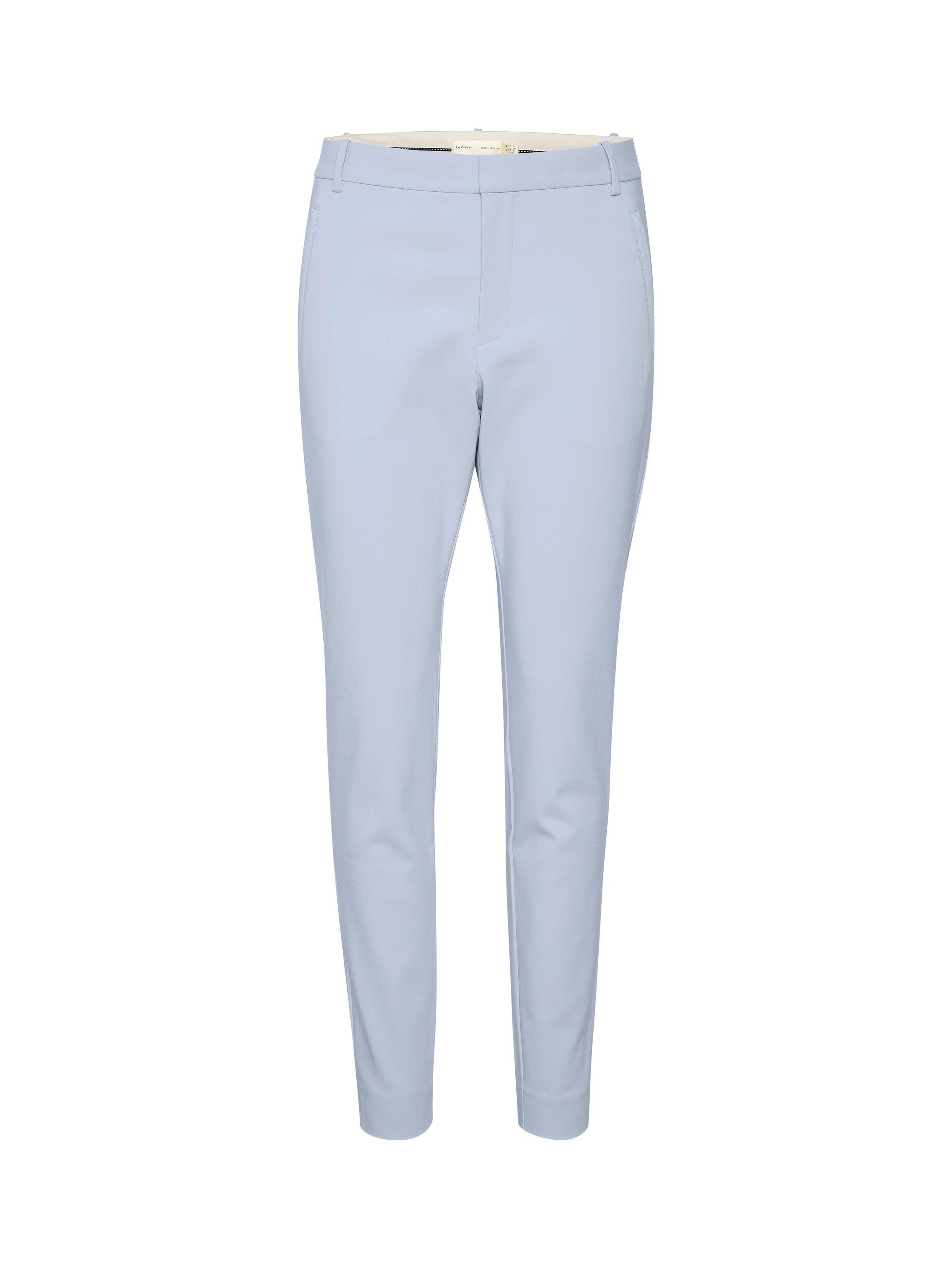 Product image 4 of 5, which shows InWear Vanessa Tailored Trousers, Mid Blue, 10