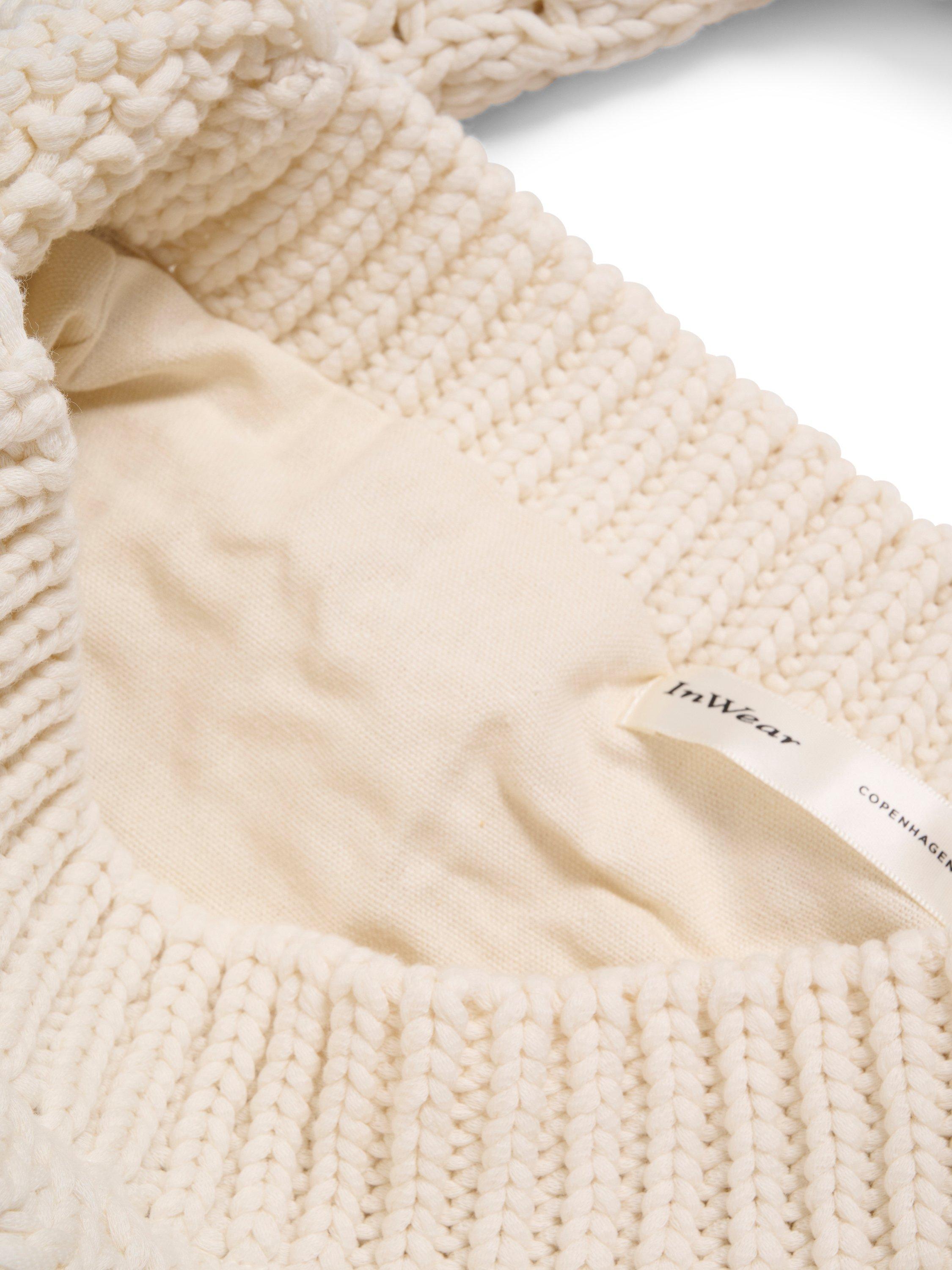 Product image 2 of 2, which shows InWear Katie Knit Tote Bag, Cream
