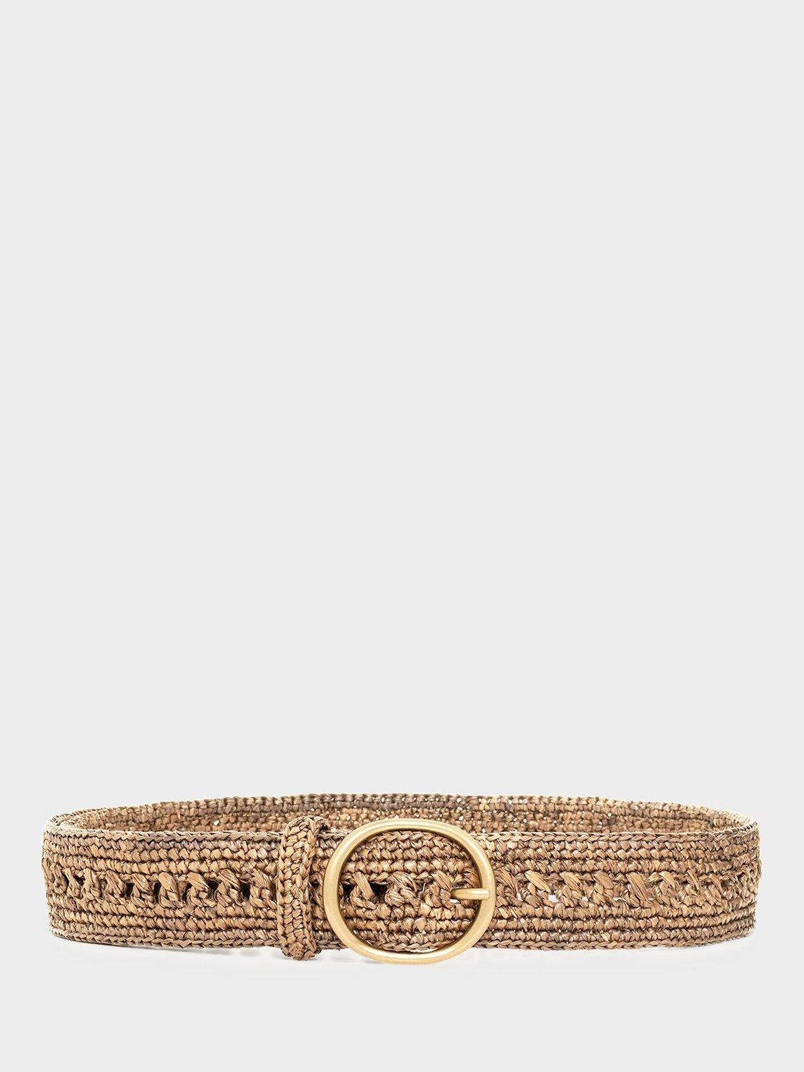 Gerard Darel Erika Raffia Belt