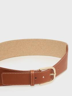Gerard Darel Izia Leather Belt, Camel - view 2, Camel
