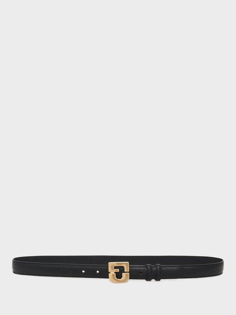 Gerard Darel Le Diane Leather Belt, Black