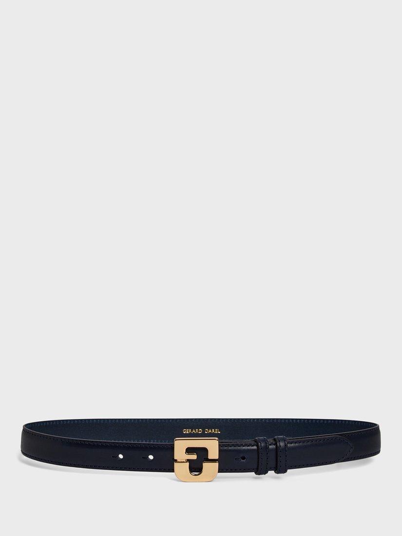 Product image 1 of 2, which shows Gerard Darel Le Lauren Leather Belt, 8