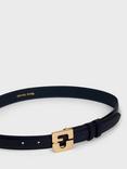 Gerard Darel Le Lauren Leather Belt, Navy