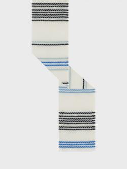 Gerard Darel Olyvia Stripe Scarf, Blue - view 2, Blue