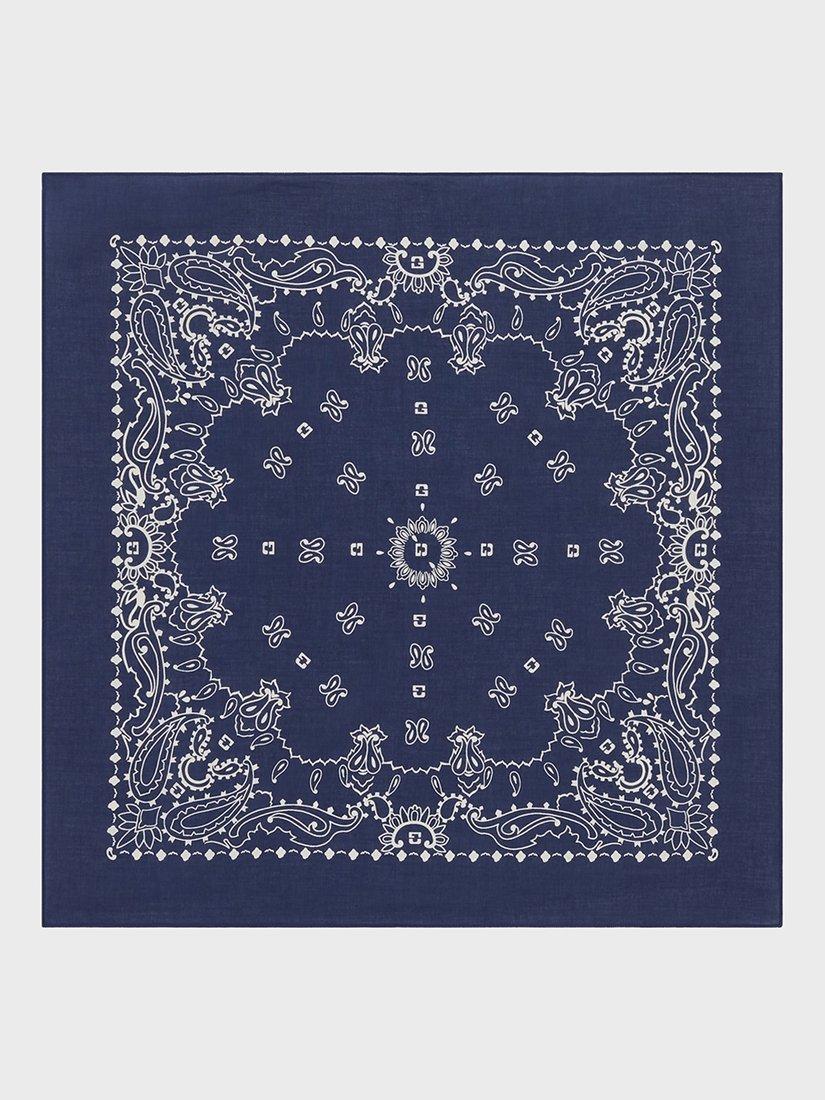 Product image 1 of 1, which shows Gerard Darel Omaya Paisley Scarf, Navy