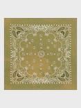Gerard Darel Omaya Paisley Scarf, Khaki Green